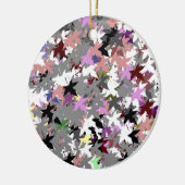  TREE LEAVES KERAMISCH ORNAMENT (Links)