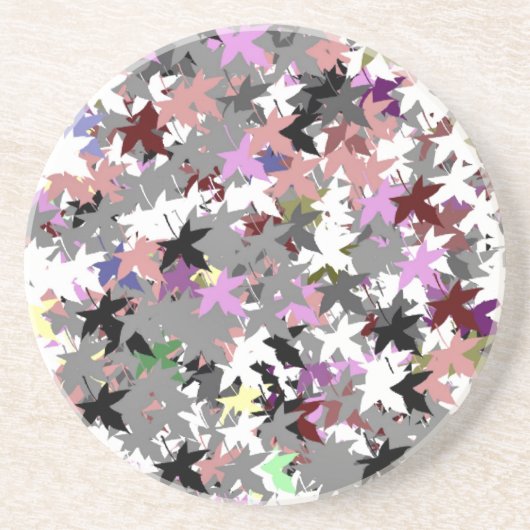 TREE LEAVES ZANDSTEEN ONDERZETTER (Voorkant)