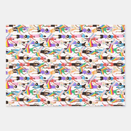 Tree LGBTQ+ ontwerp Inpakpapier Vel (Voorkant 2)