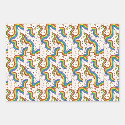 Tree LGBTQ+ ontwerp Inpakpapier Vel (Voorkant)