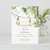 Tree & Lights Celebration of Life Invitation (Debout devant)