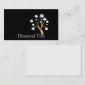 Tree Logo Diamond Visitekaartjes (Voorkant / Achterkant)