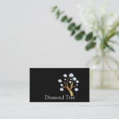 Tree Logo Diamond Visitekaartjes (Staand voorkant)