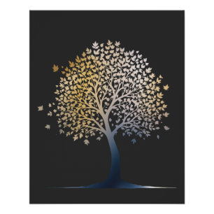 Tree Natuur Environment Life Silhouette Style Perfect Poster