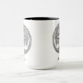 Tree of Life Aangepaste Mok, Schotse geschenken Mok (Midden)