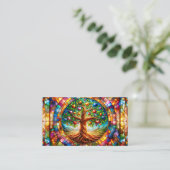 TREE OF LIFE AANGEPASTE VISITEKAARTJES (Staand voorkant)