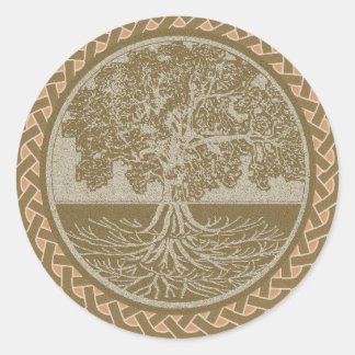 Tree of Life aarding Ronde Sticker