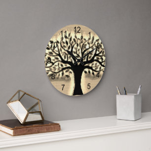 Tree of Life Abstracte Natuur kunst Grote Klok