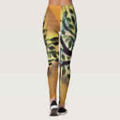 Tree of Life Abstracte Natuur kunst Leggings (Achterkant)