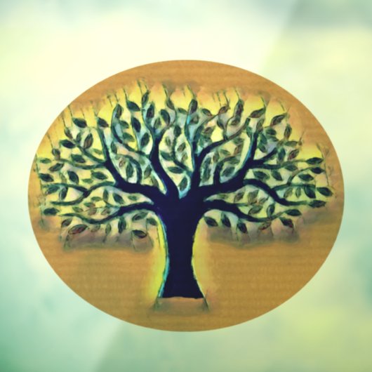 Tree of Life Abstracte Natuur kunst Raamsticker (Vel 3)