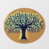 Tree of Life Abstracte Natuur kunst Raamsticker (Vel)