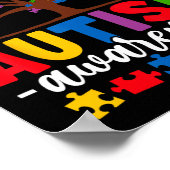 Tree Of Life Autism Awareness Love Accept Support  Poster (Hoek)