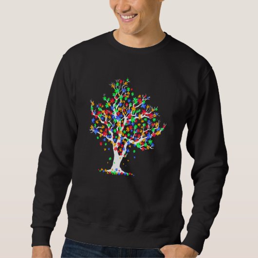 Tree Of Life Autism Awareness Month ASD Supporter Trui (Voorkant)