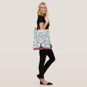 Tree of Life Canvas tas Everyday Bag herbruikbare (Op model)