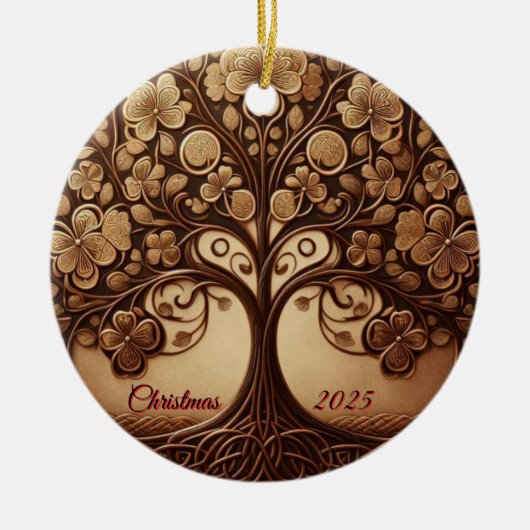 Tree of life Ceramic Ornament (Voorkant)