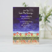 Tree of Life Doves Bar Carte de réception Bat mitz (Debout devant)