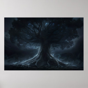 Tree of Life - Dusk Edition Fantasy Poster