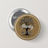 Tree of Life!  Family Reunion Button (Voorkant /achterkant)