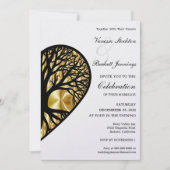 Tree of Life Heart Wedding Invitation (Devant)
