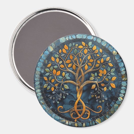Tree of Life Keltische magneet (Voorkant / Achterkant)