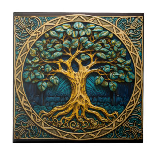 Tree of Life Keltische Tegel Design Tegeltje