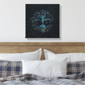 Tree of life Marble and Gold Canvas Afdruk (Insitu (Slaapkamer))
