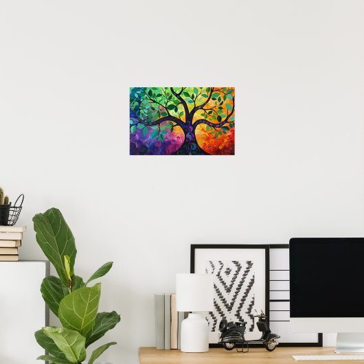 Tree of Life-ontwerp Poster (Thuiskantoor)
