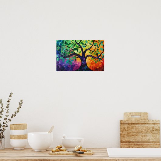 Tree of Life-ontwerp Poster (Keuken)