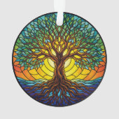 Tree of Life Ornament 2025, Stained-Glass Effect 1 (dos)