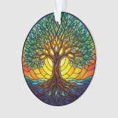 Tree of Life Ornament 2025, Stained-Glass Effect 1 (devant)