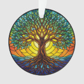 Tree of Life Ornament 2025, Stained-Glass Effect 1 (devant)