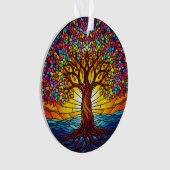 Tree of Life Ornament 2025, Stained-Glass Effect 2 (devant)