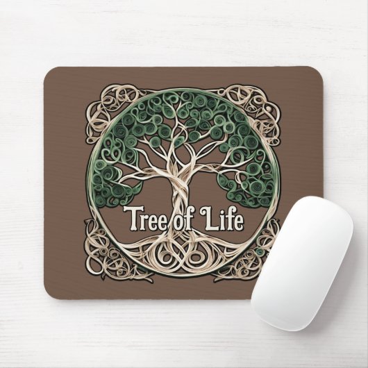 Tree of Life Papier Quilling Muismat (Met muis)