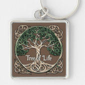 Tree of Life Papier Quilling Sleutelhanger (Voorkant)