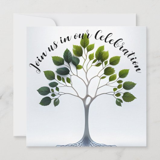 Tree of Life Party uitnodiging (Voorkant)