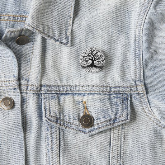 Tree of Life Pinback Button (In situ)