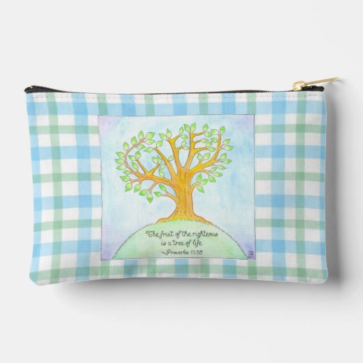 Tree of Life Plaid Etui (Achterkant)