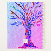 Tree of Life Rainbow Colours Custom Planner (Achterkant)