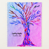 Tree of Life Rainbow Colours Custom Planner (Voorkant)