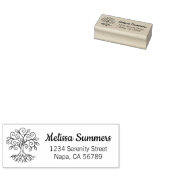 Tree of Life Return Address Rubberstempel (Gestempeld)