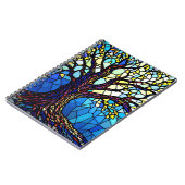 Tree of Life Shattered Glass Mosaic Notitieboek (Linkerzijde)