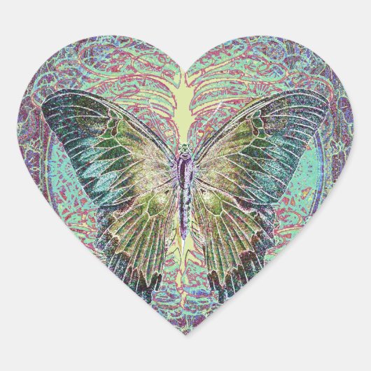 Tree of Life Shop Hart Sticker (Voorkant)