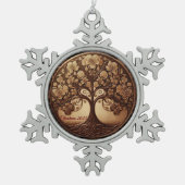 Tree of life Snowflake Ornament (Voorkant)