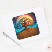 Tree of Life Square Stickers (Envelop)
