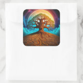 Tree of Life Square Stickers (Tas)
