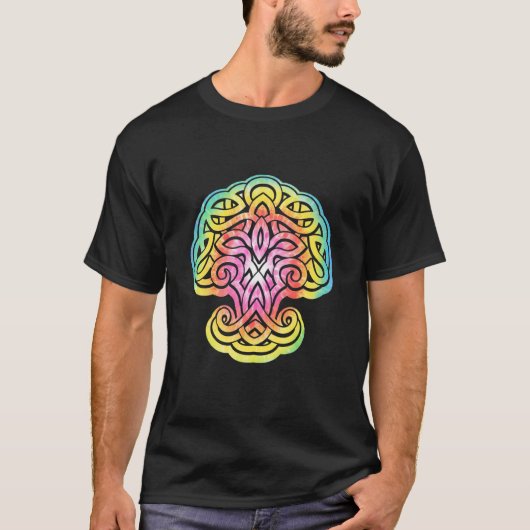 Tree of Life Symbol Colour 8 T-shirt (Voorkant)