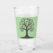 🌳 Tree of Life Tall Drinking Glass - Barware 🥛 Glas (Voorkant)