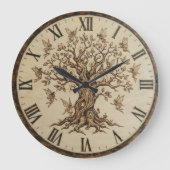 Tree of Life Wall Clock Grote Klok (Voorkant)