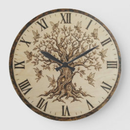 Tree of Life Wall Clock Grote Klok