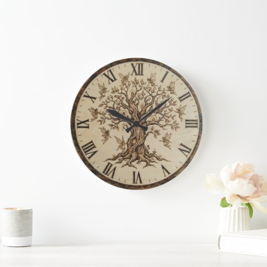 Tree of Life Wall Clock Grote Klok (Huis)